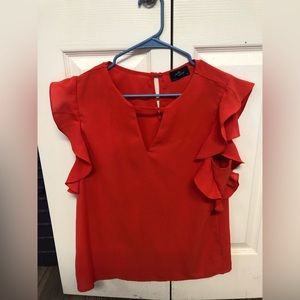 Red blouse size medium